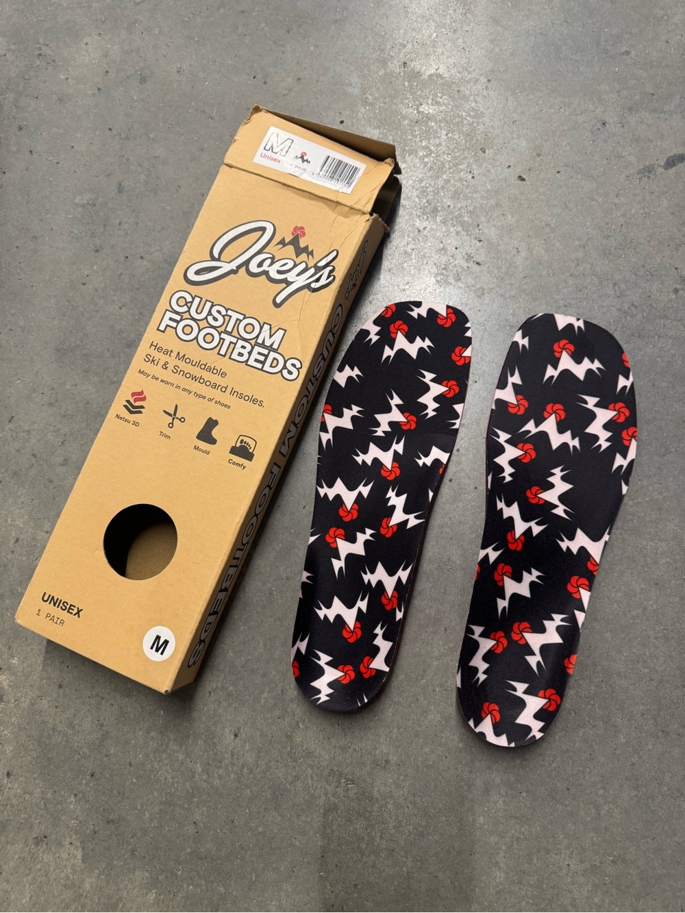Joeys Custom Footbeds - Medium - Heat Moulded Footbeds - Picture 1 of 7